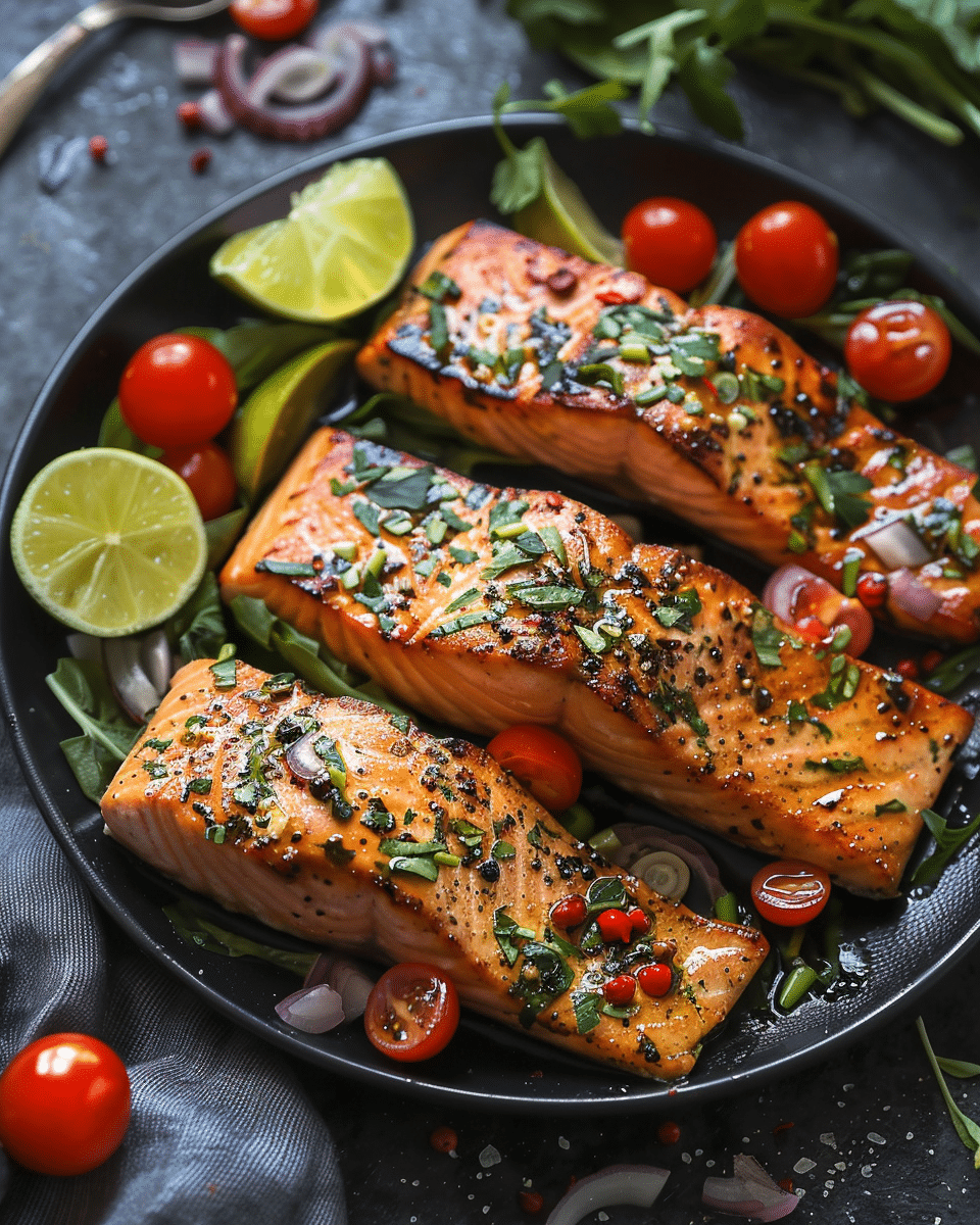 Spicy Salmon Boats