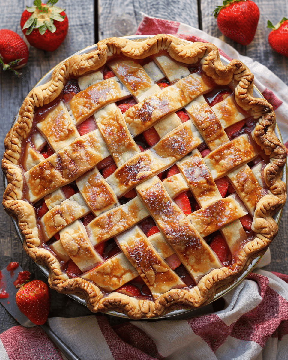 Strawberry Rhubarb Pie