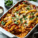 Preppable Fajita Pasta Bake