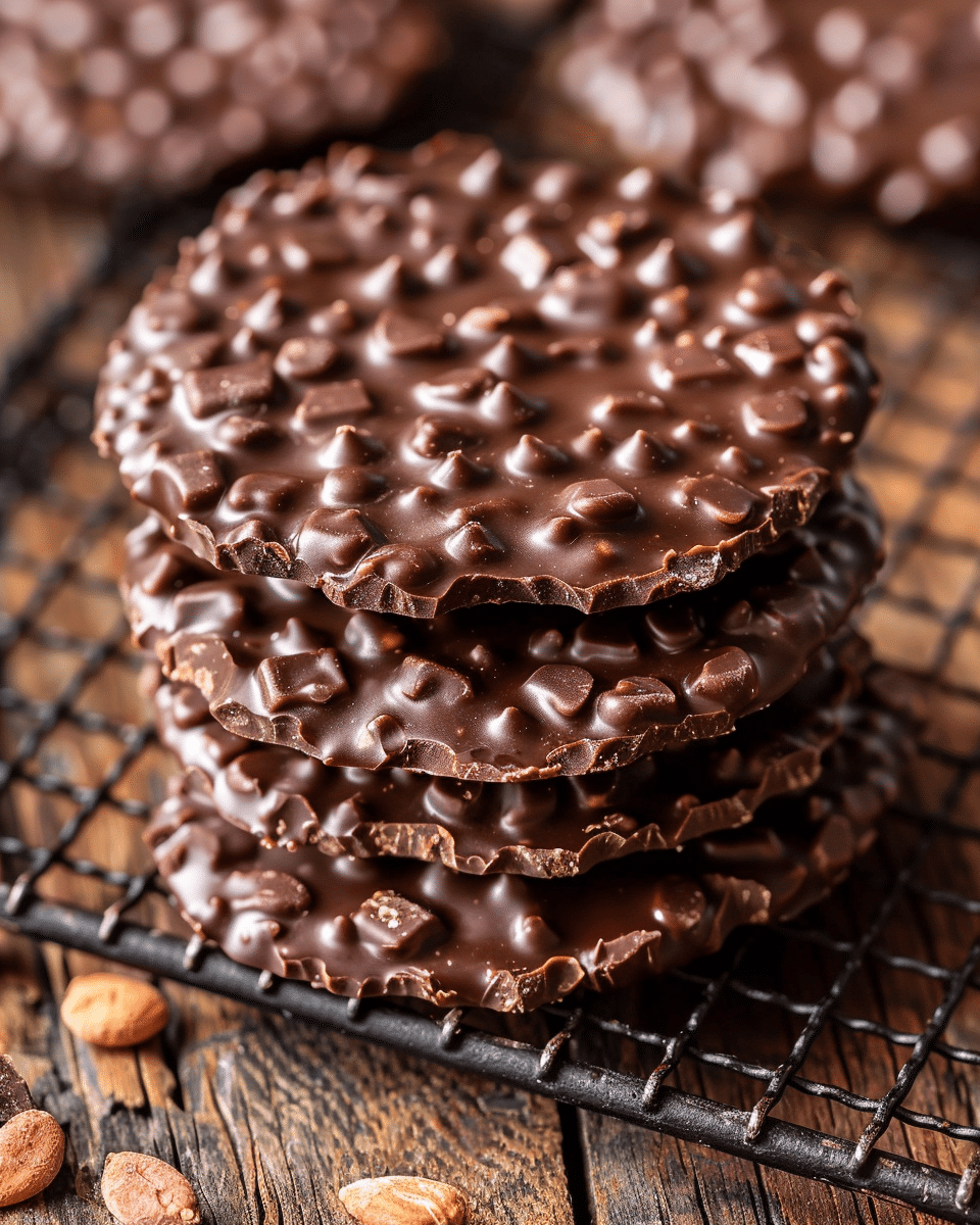 Dark Chocolate No-Bake Cookies Recipe