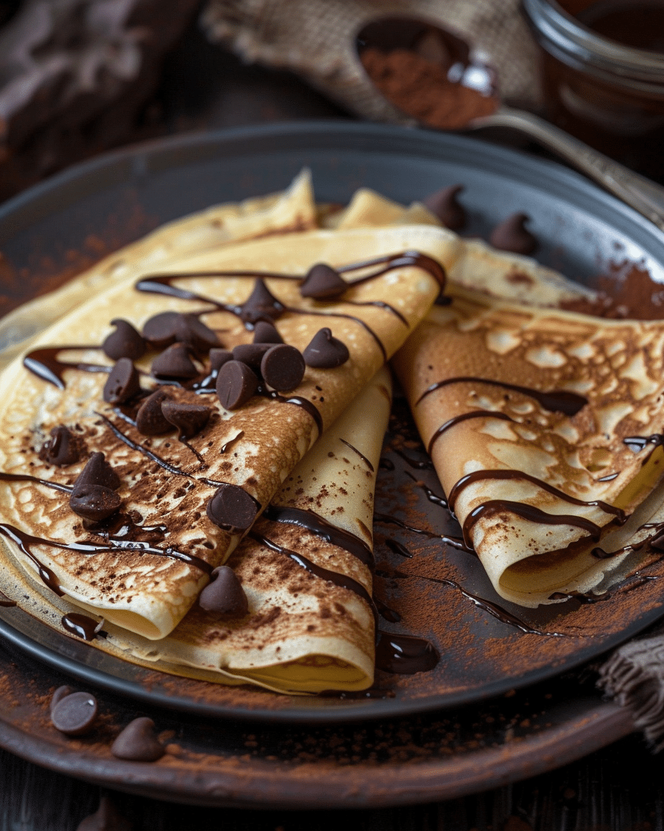Chocolate Crepes Recipe