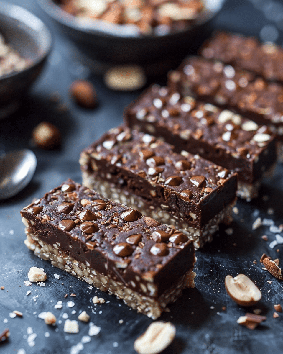 Hazelnut Chocolate Protein Bars