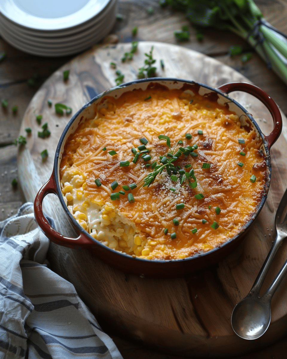 Cream Cheese Corn Casserole