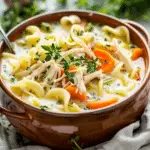 Creamy Homemade Chicken Noodle Soup