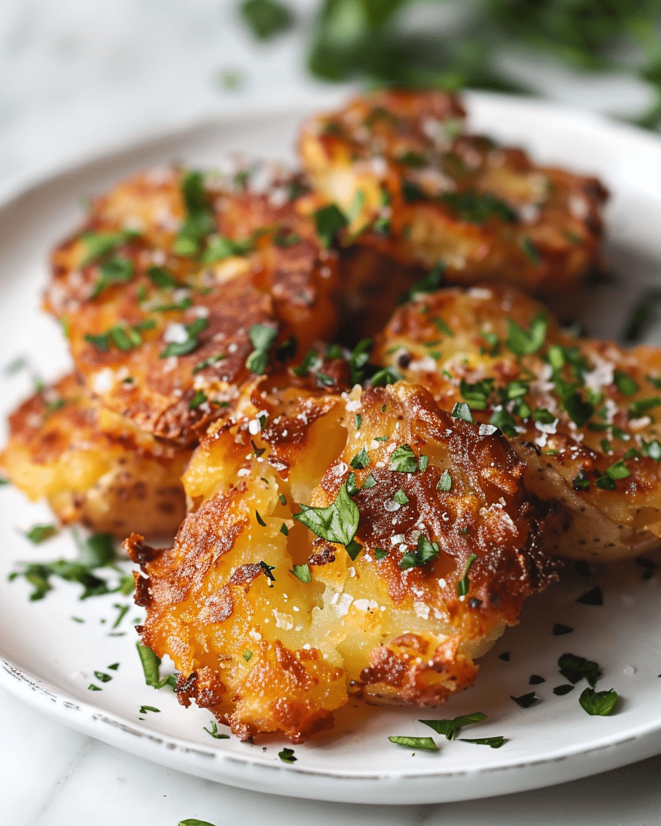 Crispy Smashed Potatoes Recipe