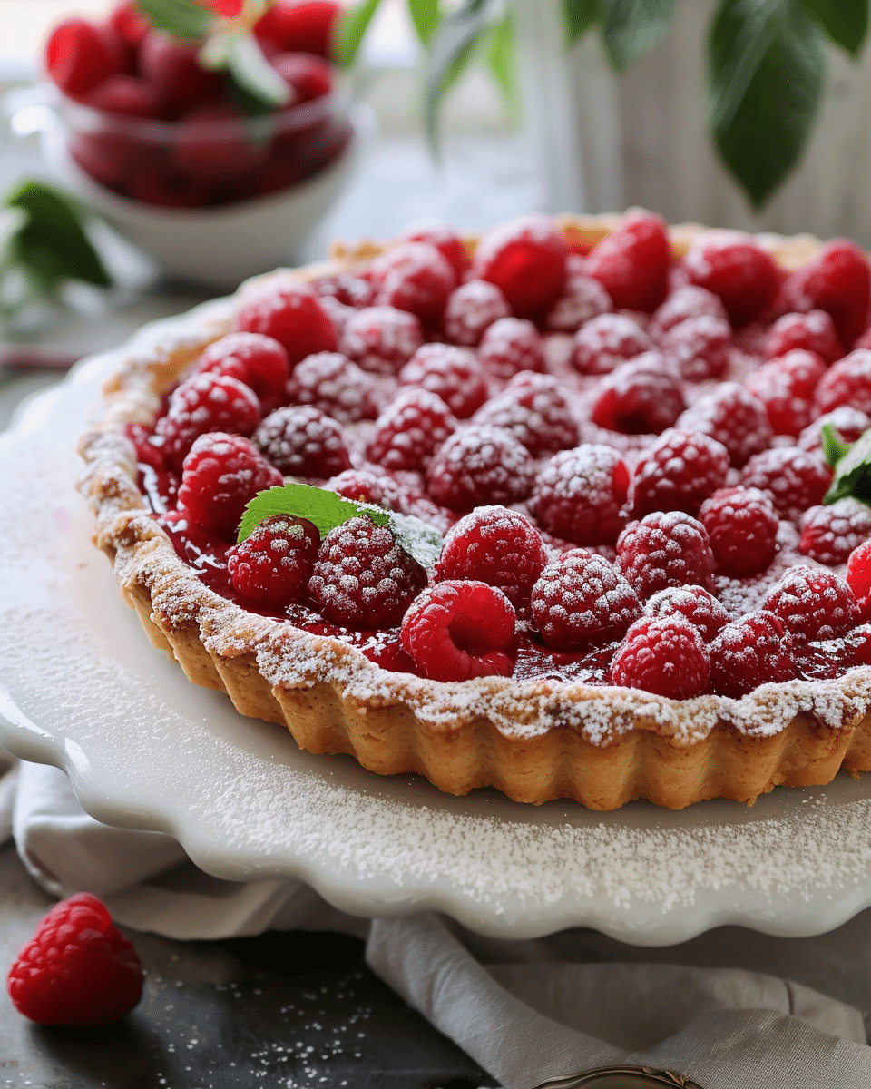 Fresh Raspberry Tart