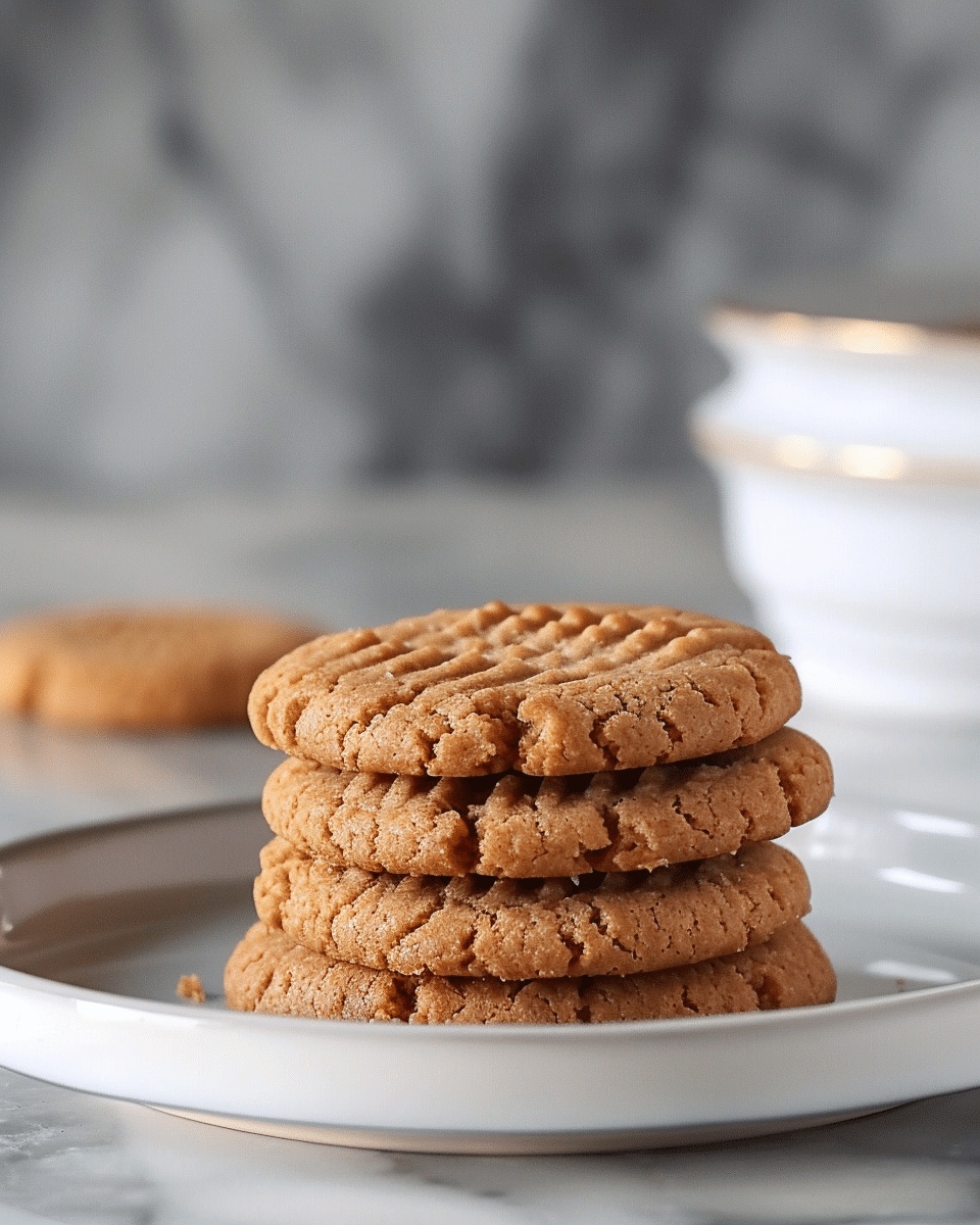 3 Ingredient Peanut Butter Cookies