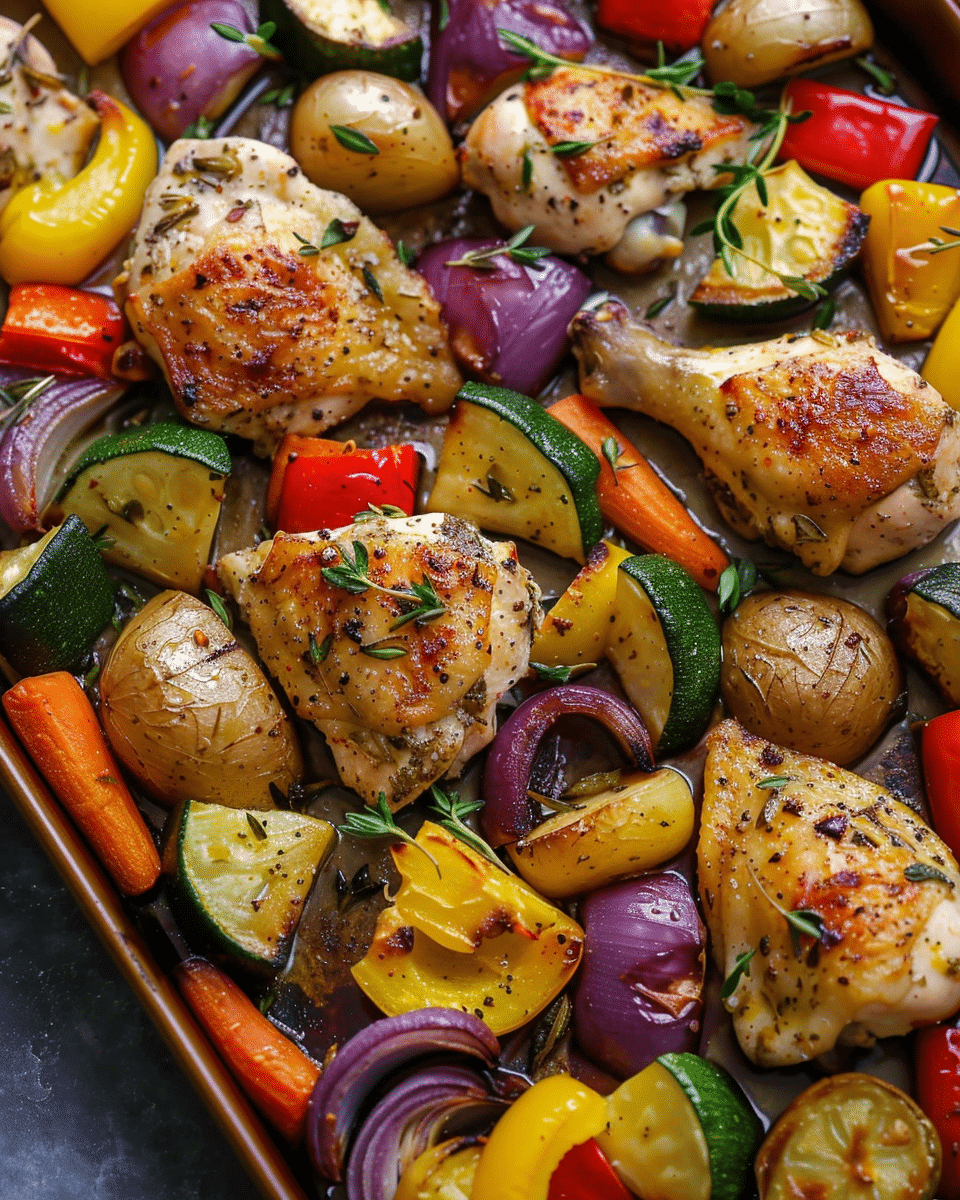 Sheet Pan Chicken and Vegetables