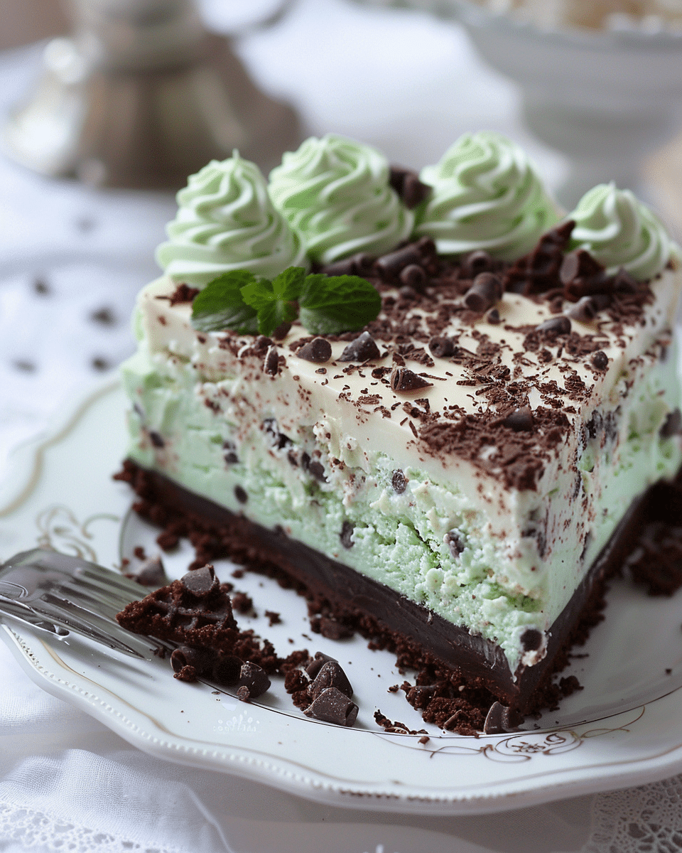 Thin Mint Cheesecake