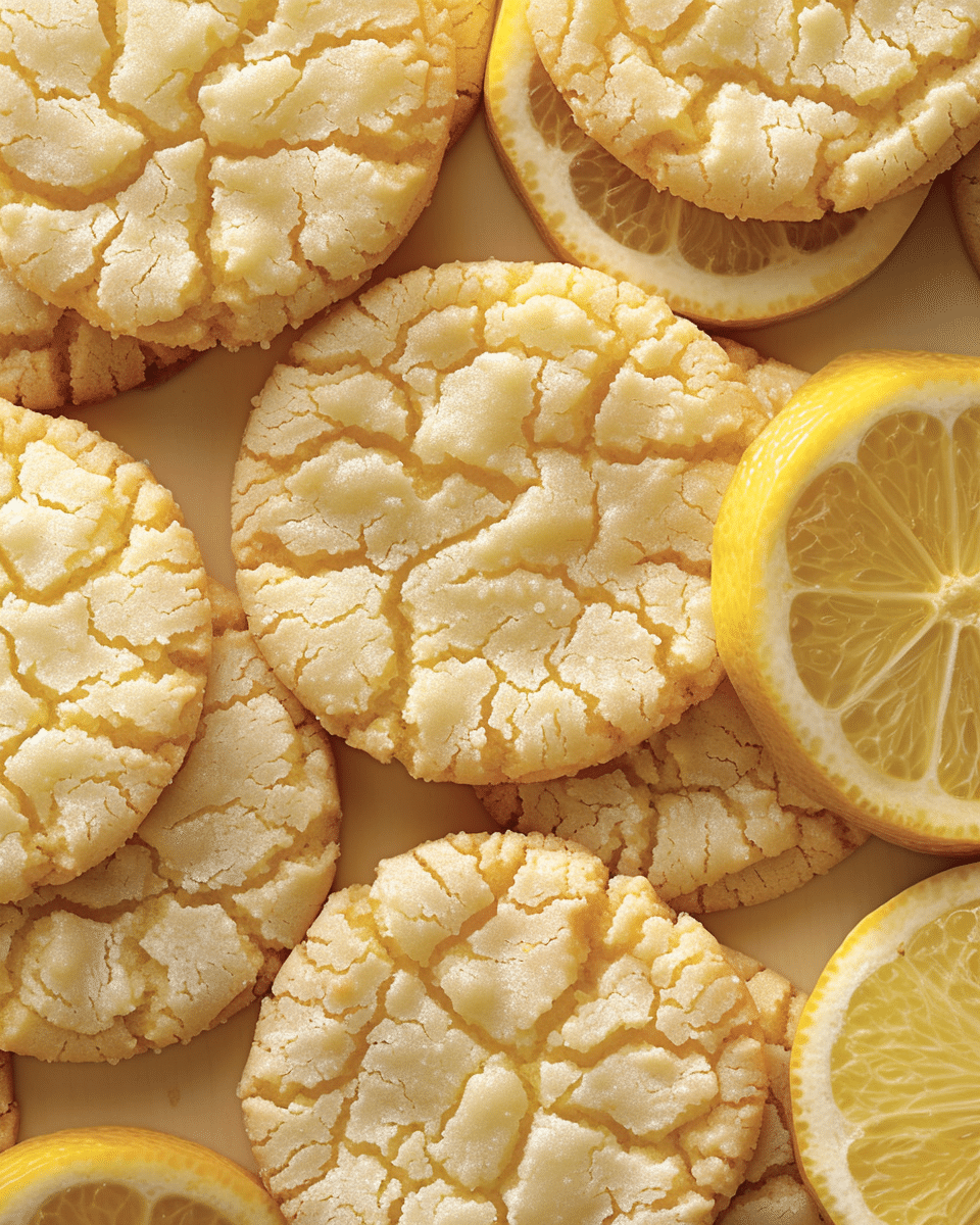 Copycat Panera Lemon Drop Cookies Recipe