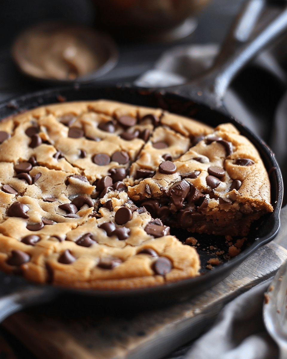 Deep Dish Skillet Cookies for Two