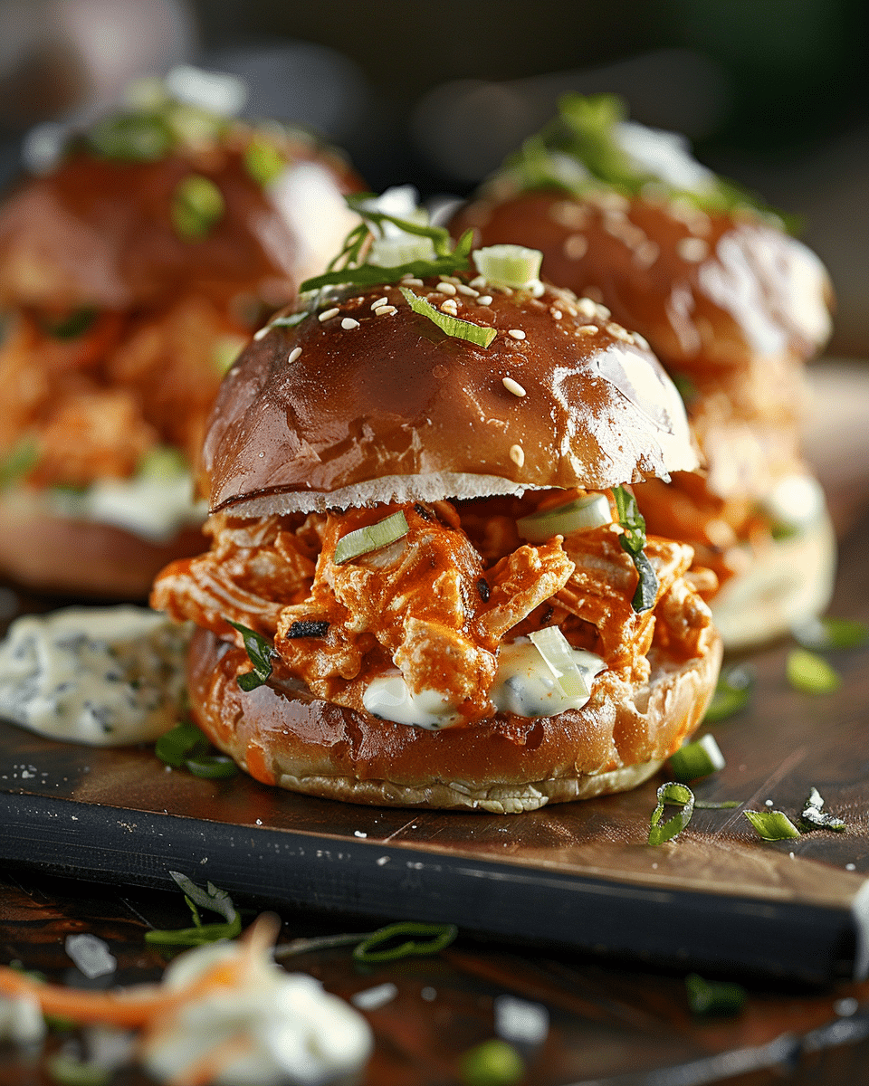 Buffalo Chicken Sliders