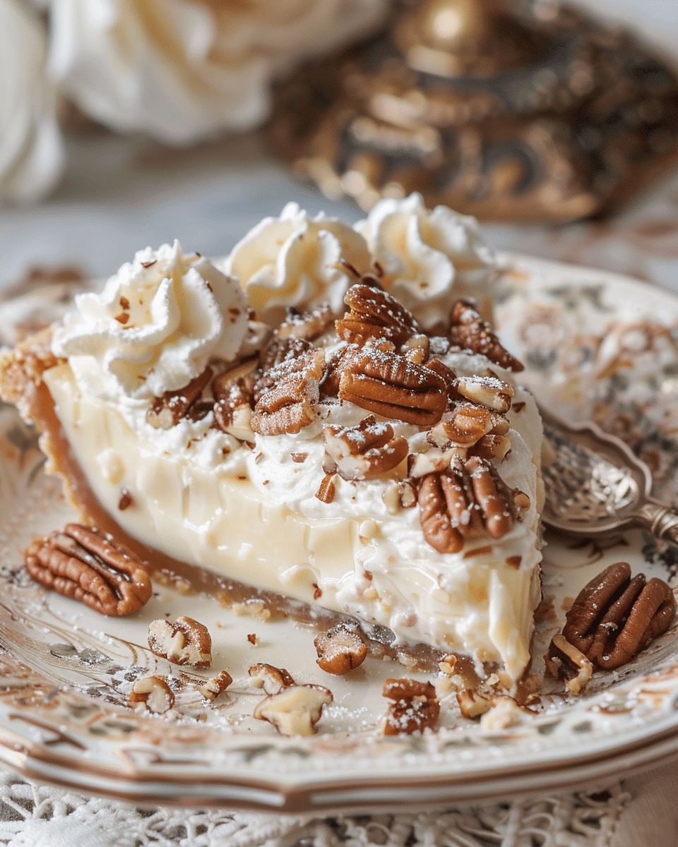 No Bake Pecan Cream Pie Recipe