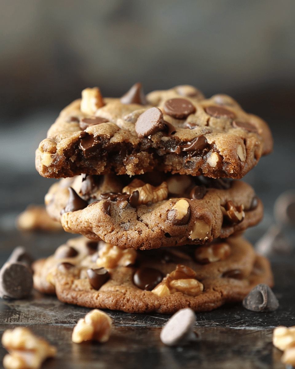 Chocolate Chip Walnut Cookies