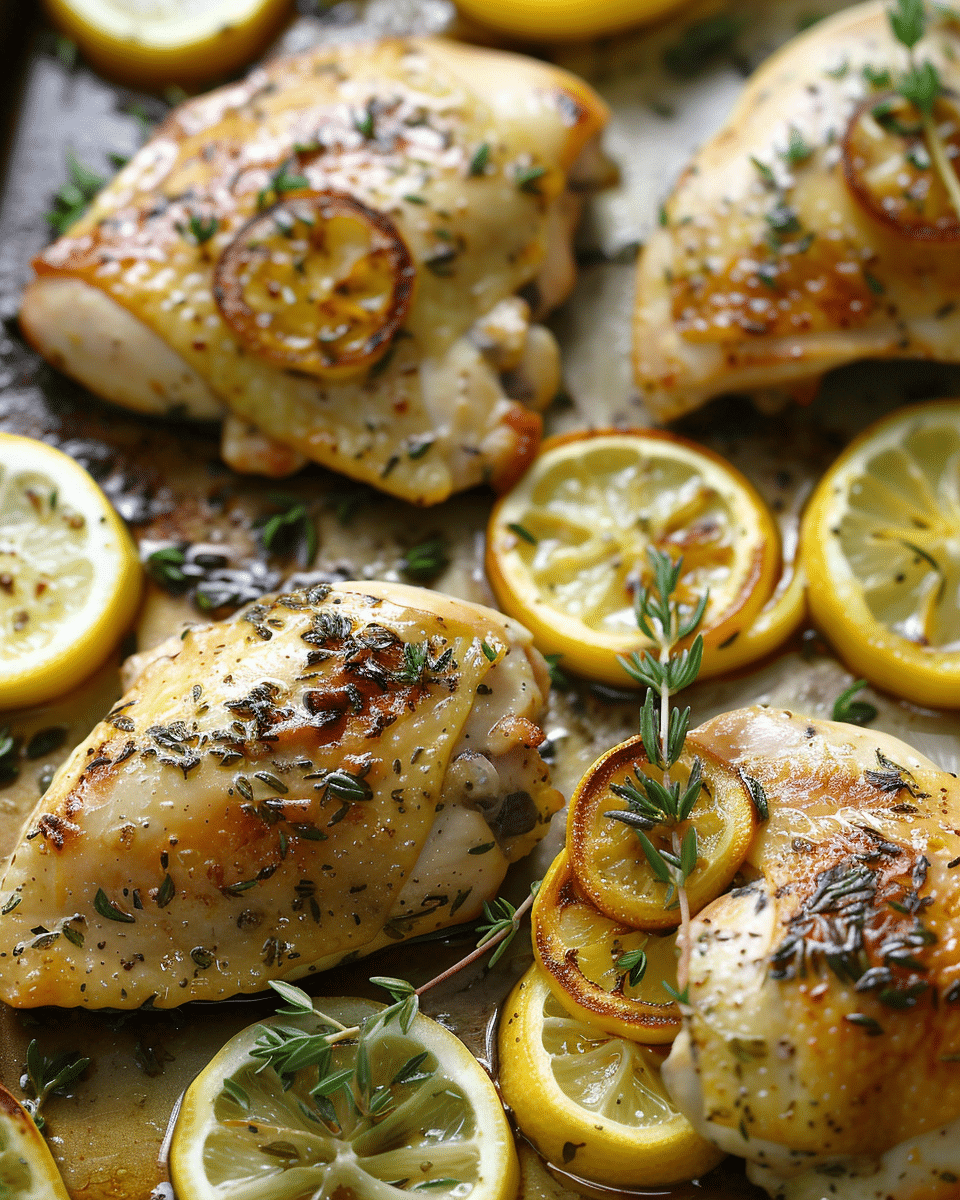 Sheet Pan Lemon Chicken
