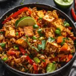 Tofu Fajita Fried Rice