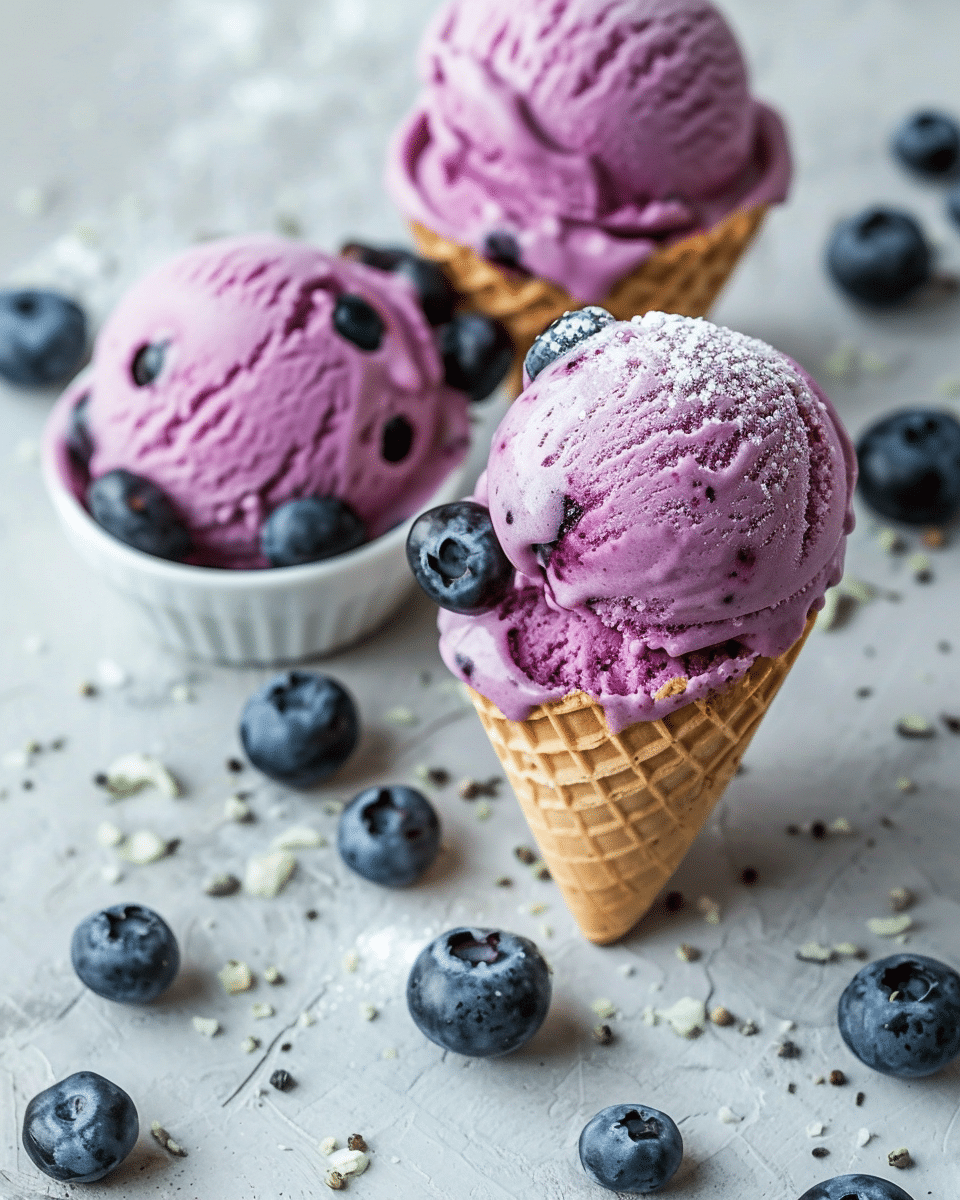 Blueberry Pie Ice Cream