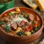 Minestrone Soup with Sausage Recipe