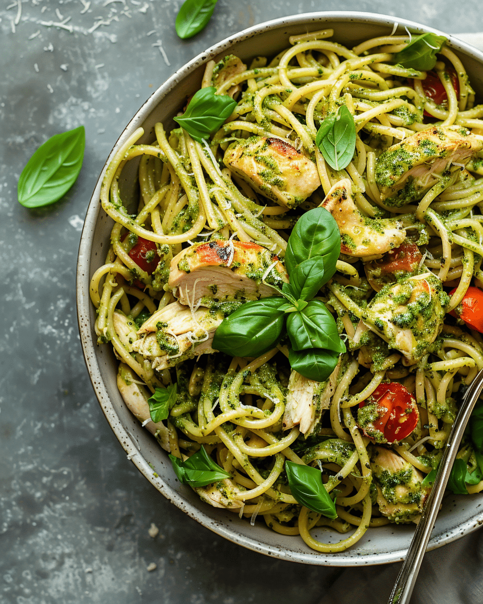 Pesto Pasta with Chicken Recipe
