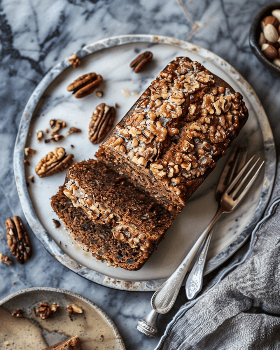 Sticky Date and Walnut Breakfast Loaf