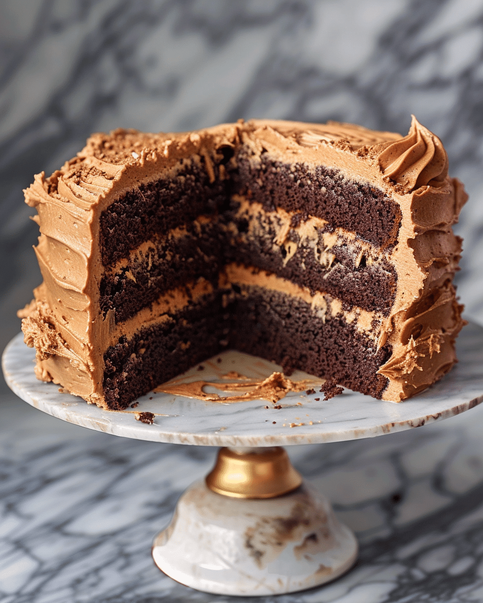 Peanut Nutter Butter Chocolate Cake
