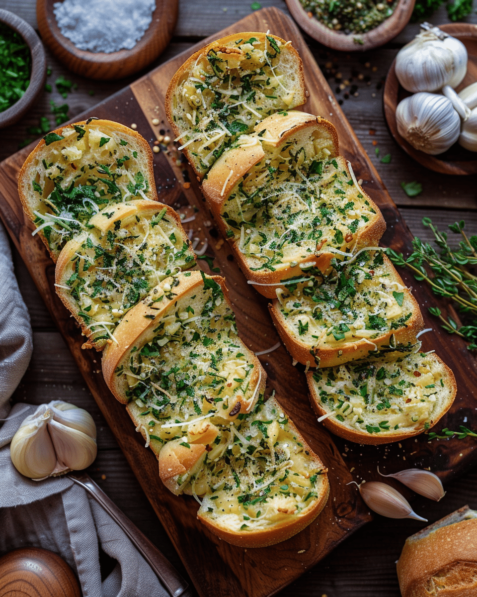Freezer Friendly Garlic Bread