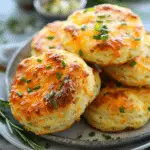 Keto Cheddar Garlic Biscuits