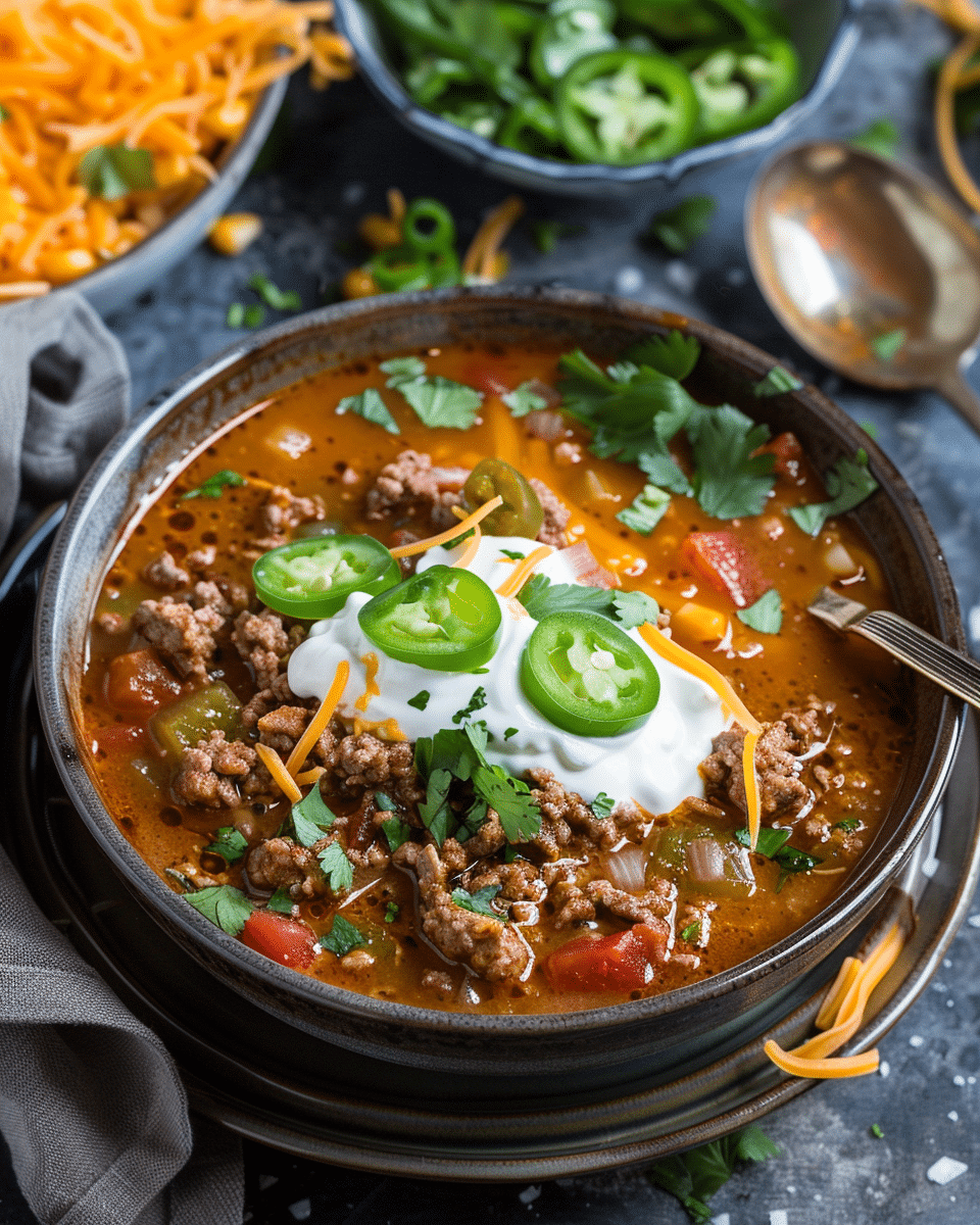 Keto Taco Soup
