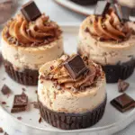 Reese’s Peanut Butter Chocolate Mini Cheesecakes