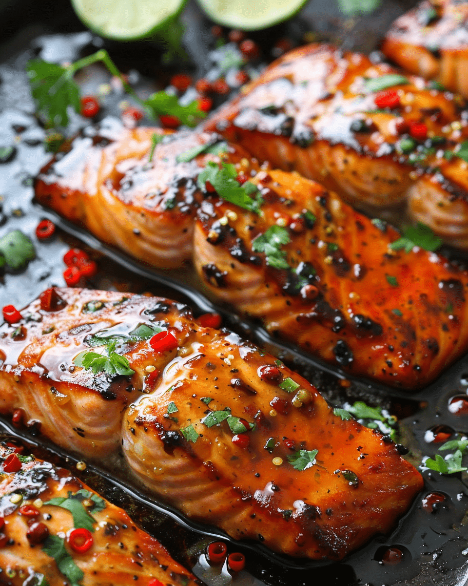 Spicy Honey Garlic Salmon