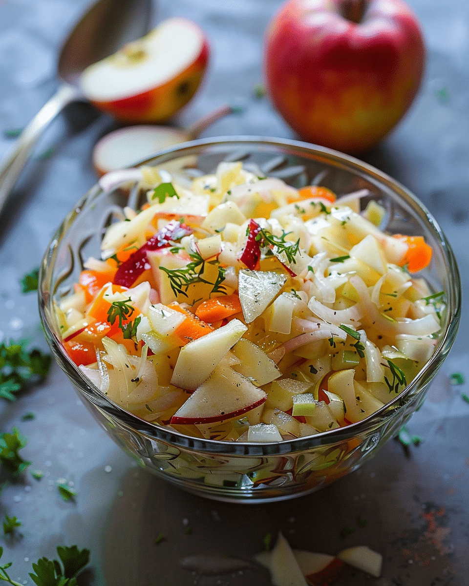 15 Minute Apple Salad