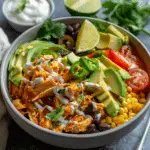 Keto Chicken Enchilada Bowls