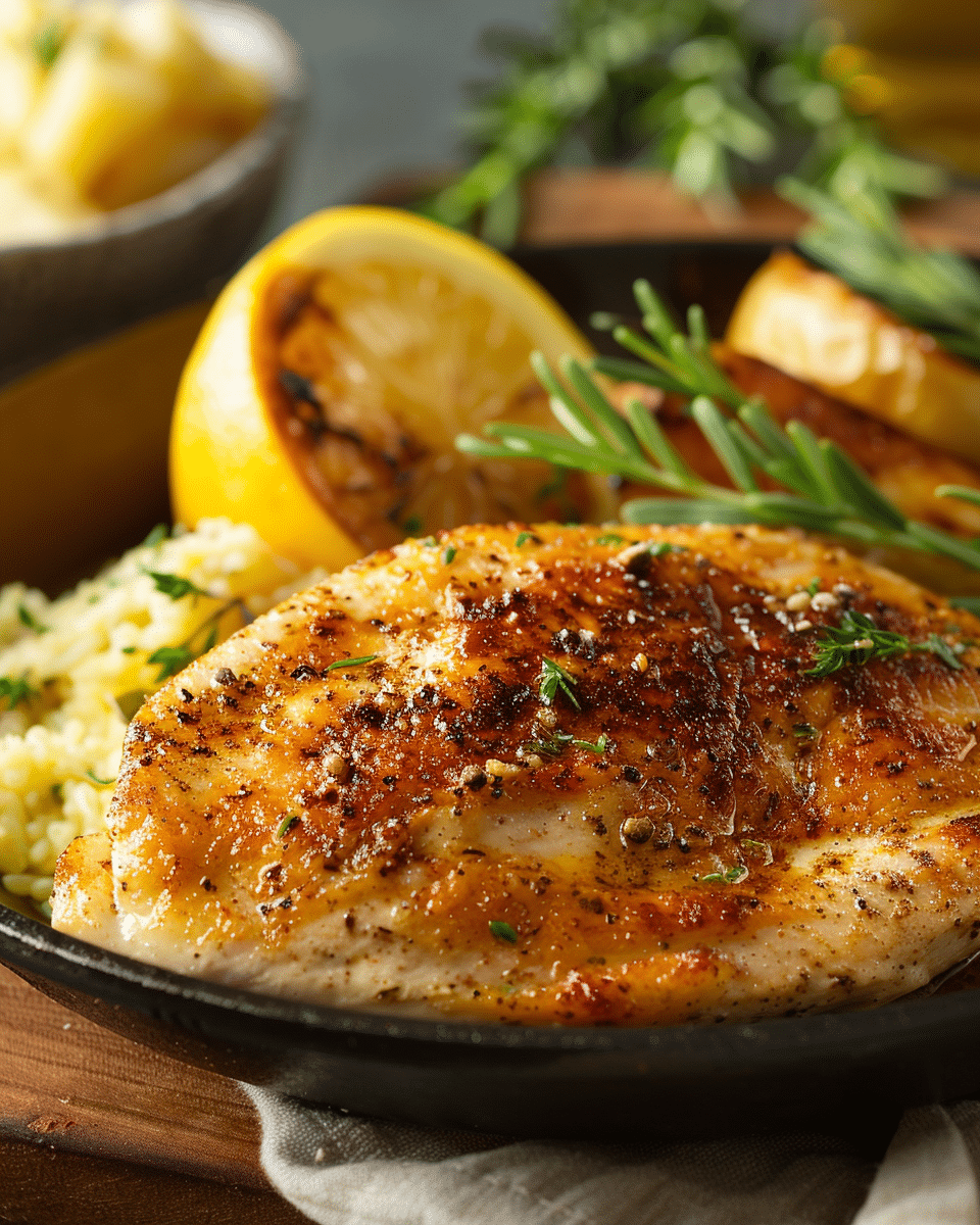 Pan Seared Chicken Breast (So Juicy)