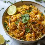 Instant Pot Shrimp Biryani Recipe