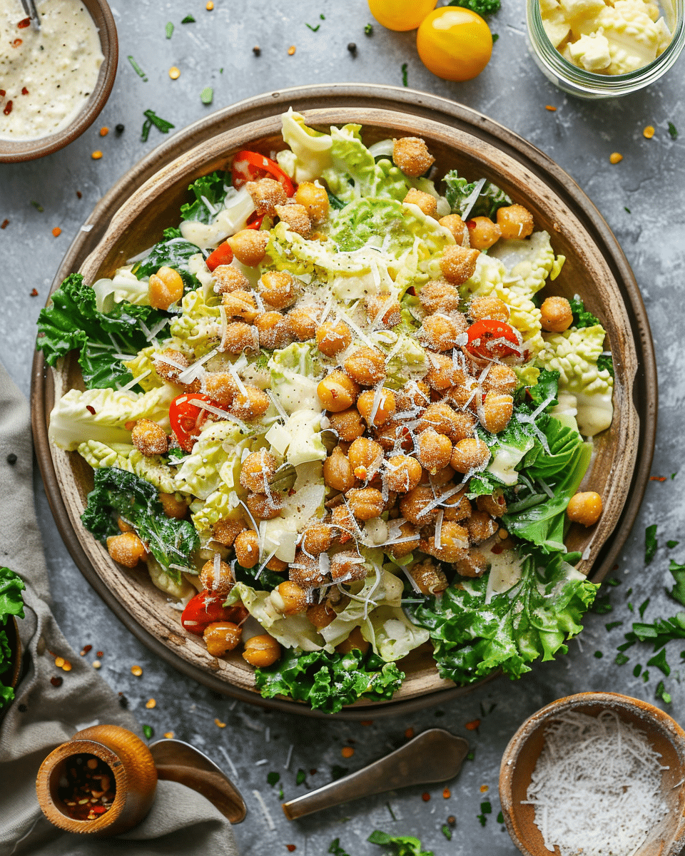 Crispy Chickpea Caesar