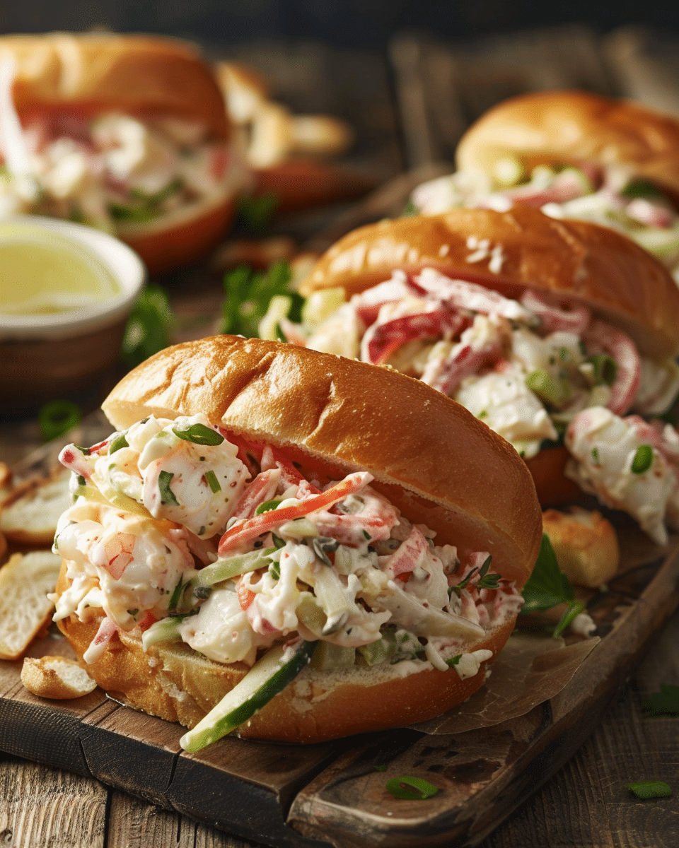 Easy Crab Salad Sandwiches