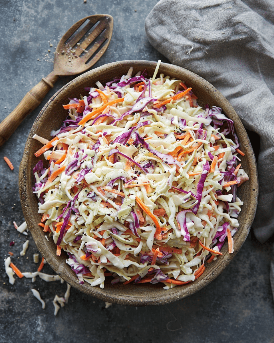 Easy Creamy Coleslaw