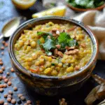 Sprouted Lentils Khichdi - Instant Pot