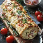 Easy Mediterranean Cheese Log (Make-Ahead Appetiser)