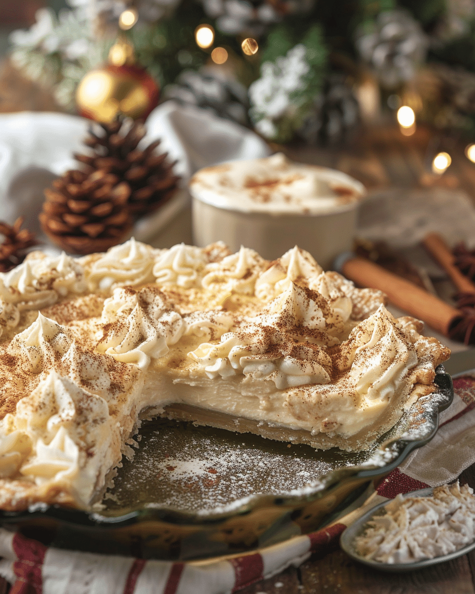 Eggnog Pie