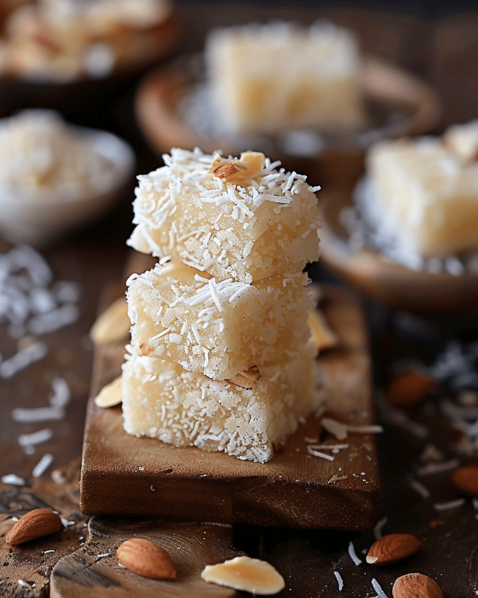 Coconut Burfi (Nariyal Barfi)