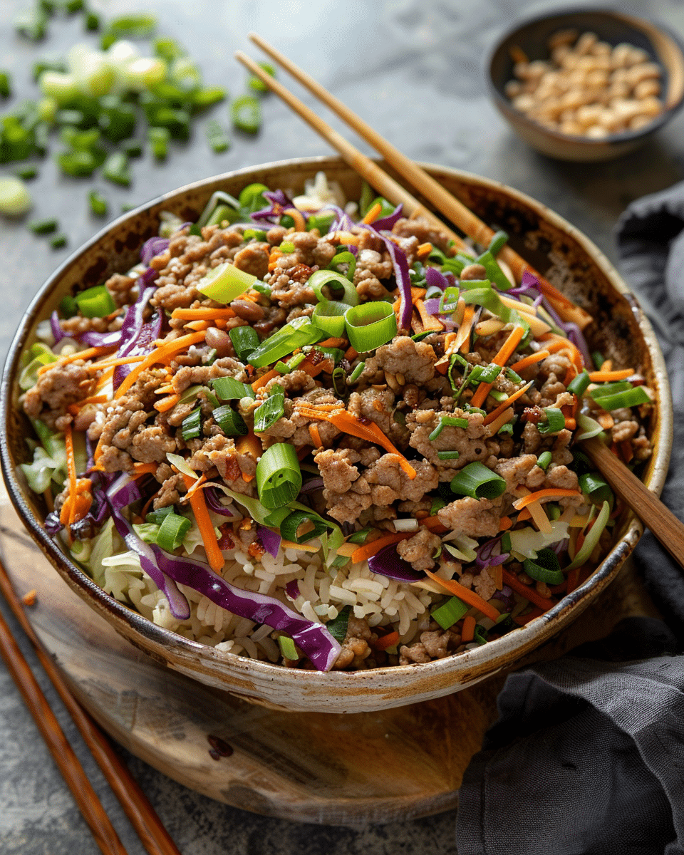 20-Minute Egg Roll Bowls