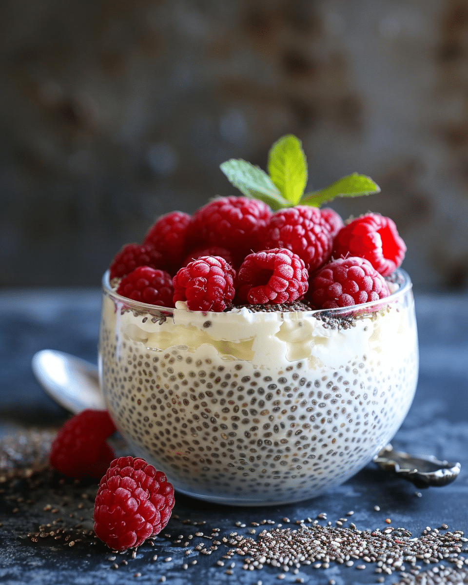 Coconut Chia Pudding with Greek Yogurt