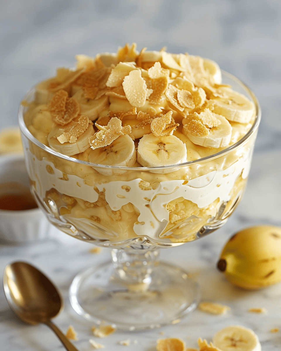No Bake Banana Pudding
