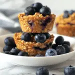 Blueberry Baked Oatmeal Cups