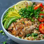 Tuna Avocado Brown Rice Bowls