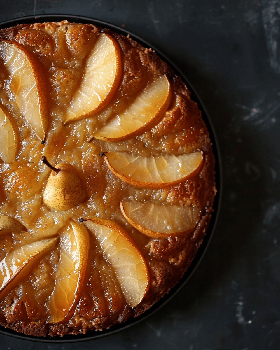 Pear Upside-Down Cake