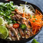 Vietnamese Lemongrass Chicken Noodle Bowls