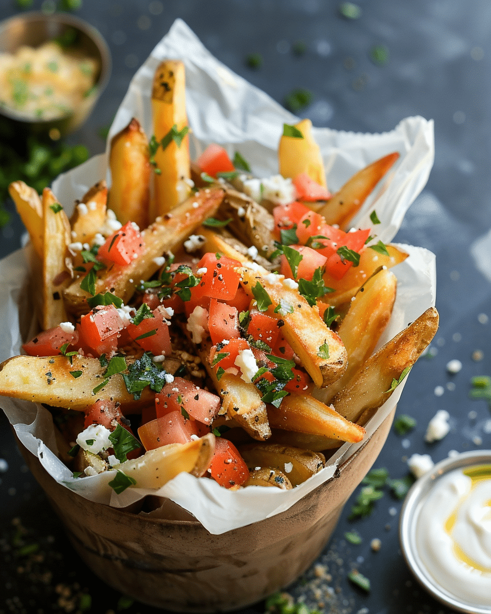 Vegan Greek-Style Fries