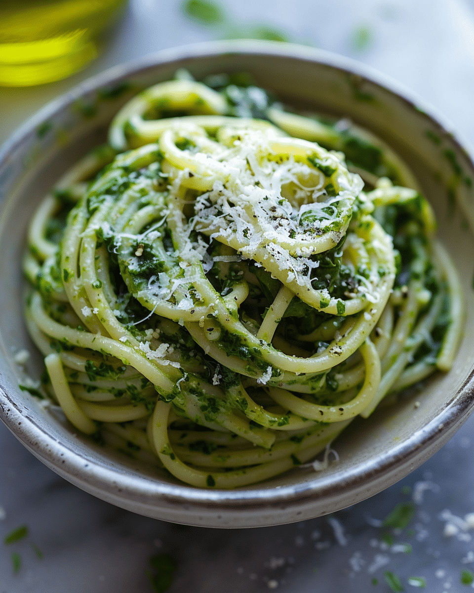 10-Minute Spinach Pasta Sauce (Easy)